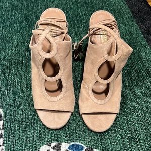 Aquazzura suede heels